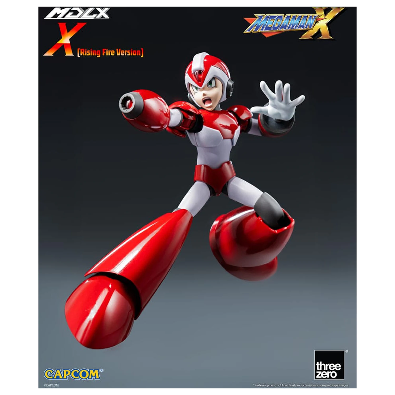 Mega Man MDLX akciófigura Rockman X / Mega Man X (Rising Fire Version) 12 cm termékfotó