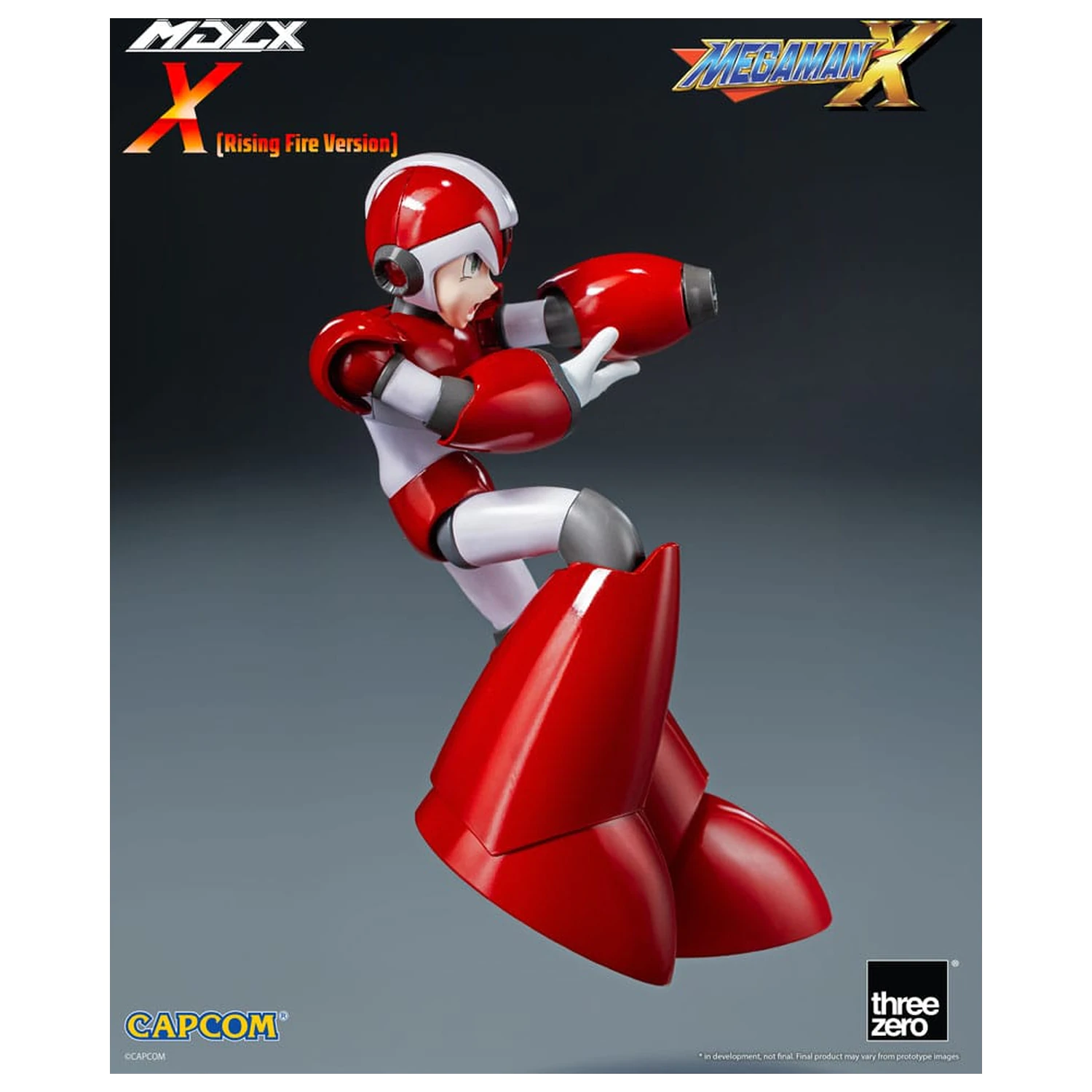 Mega Man MDLX akciófigura Rockman X / Mega Man X (Rising Fire Version) 12 cm termékfotó