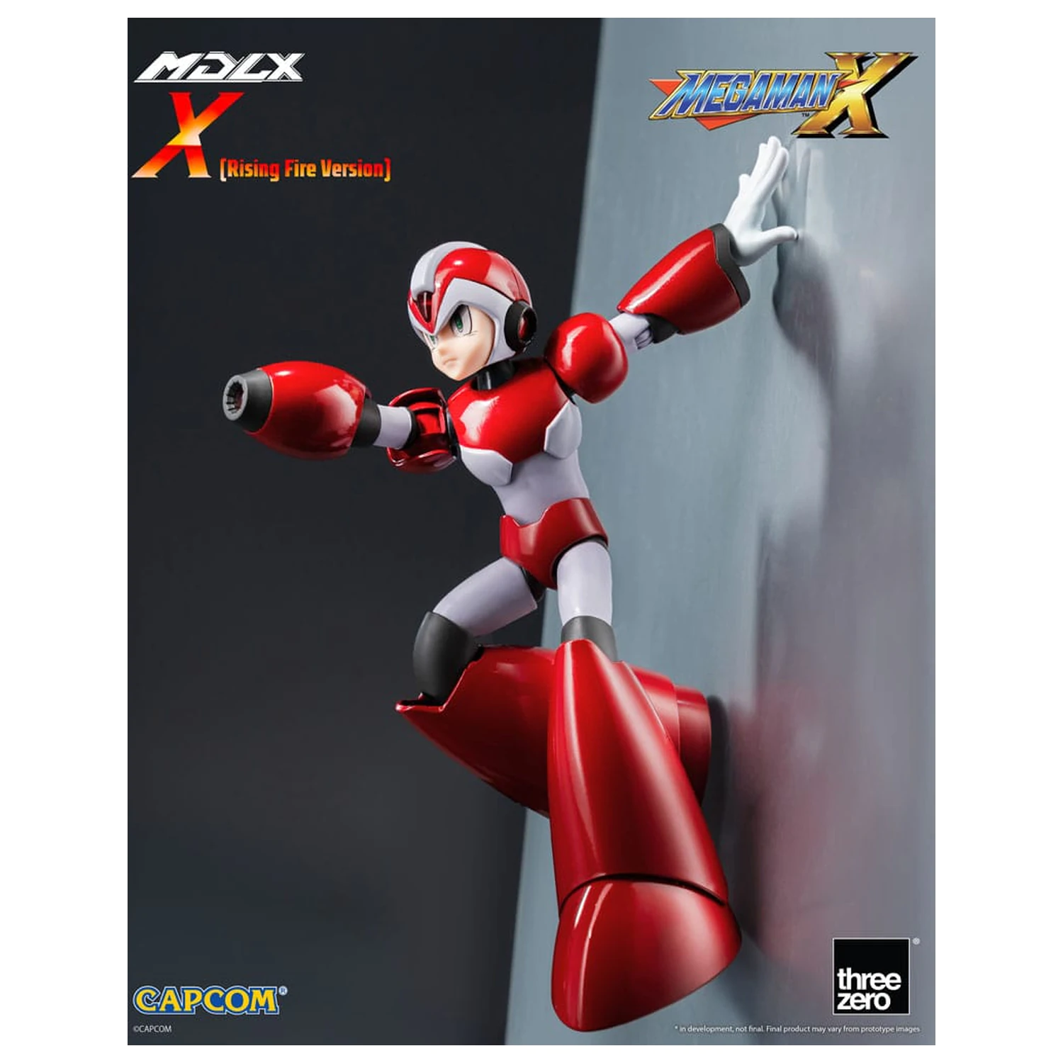 Mega Man MDLX akciófigura Rockman X / Mega Man X (Rising Fire Version) 12 cm termékfotó
