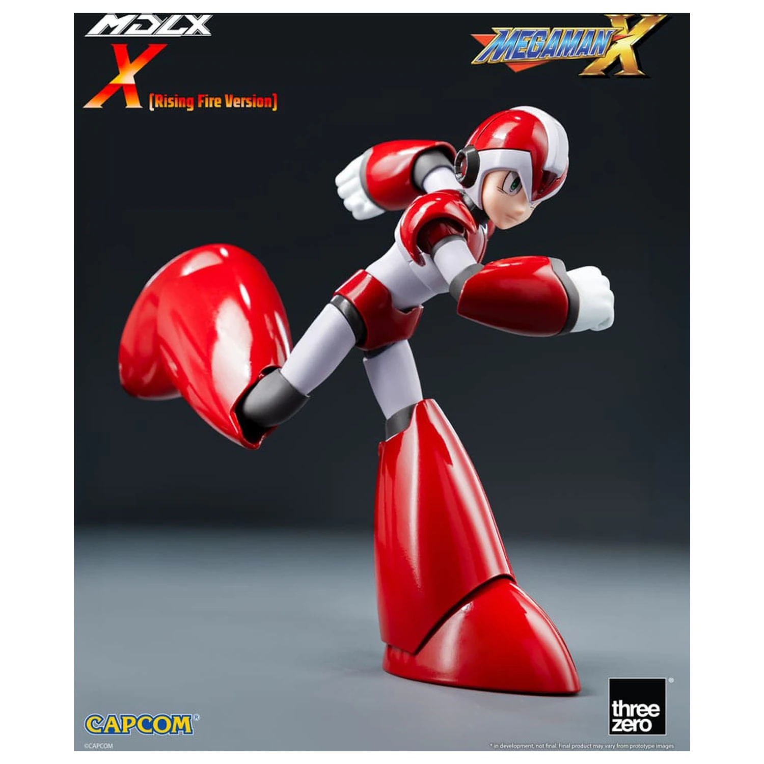 Mega Man MDLX akciófigura Rockman X / Mega Man X (Rising Fire Version) 12 cm termékfotó