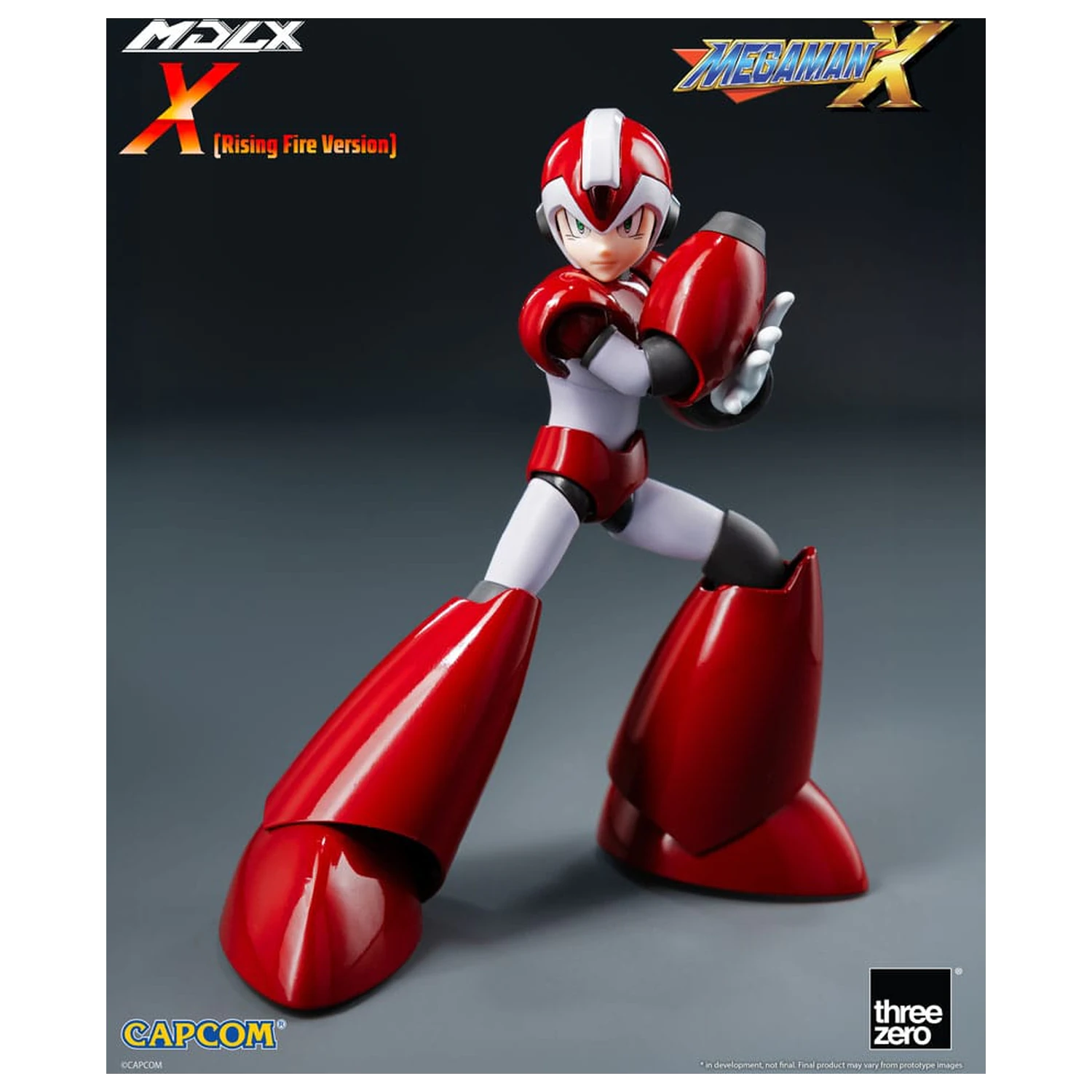 Mega Man MDLX akciófigura Rockman X / Mega Man X (Rising Fire Version) 12 cm termékfotó