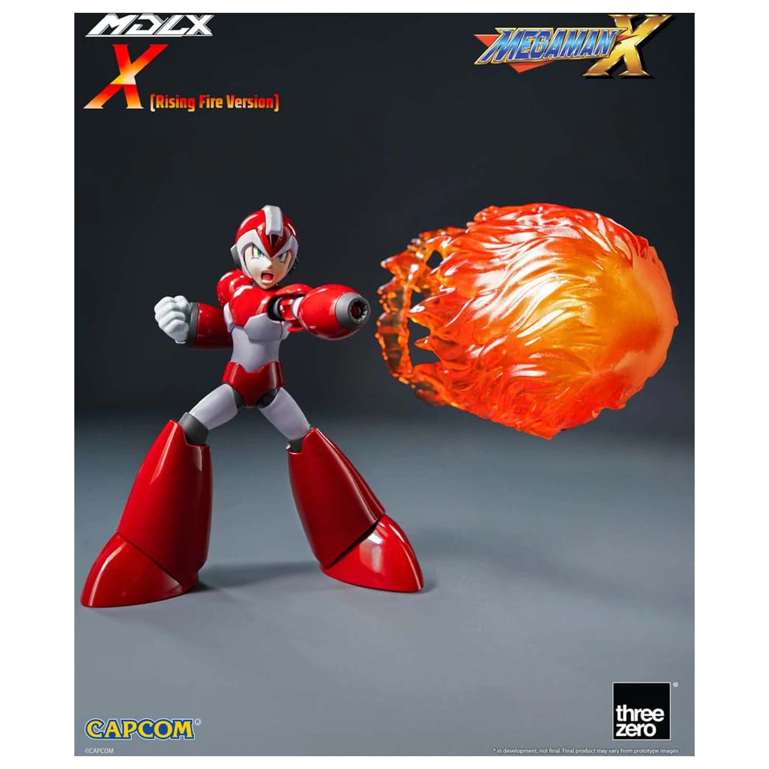 Mega Man MDLX akciófigura Rockman X / Mega Man X (Rising Fire Version) 12 cm termékfotó