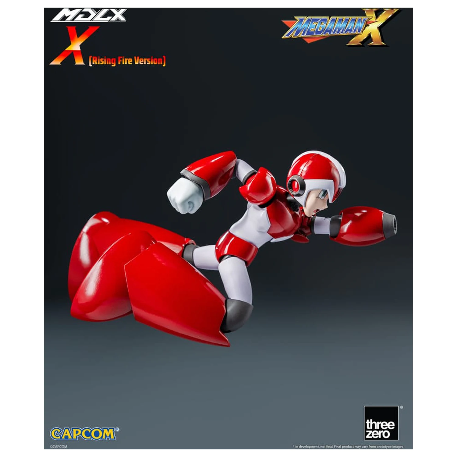 Mega Man MDLX akciófigura Rockman X / Mega Man X (Rising Fire Version) 12 cm termékfotó