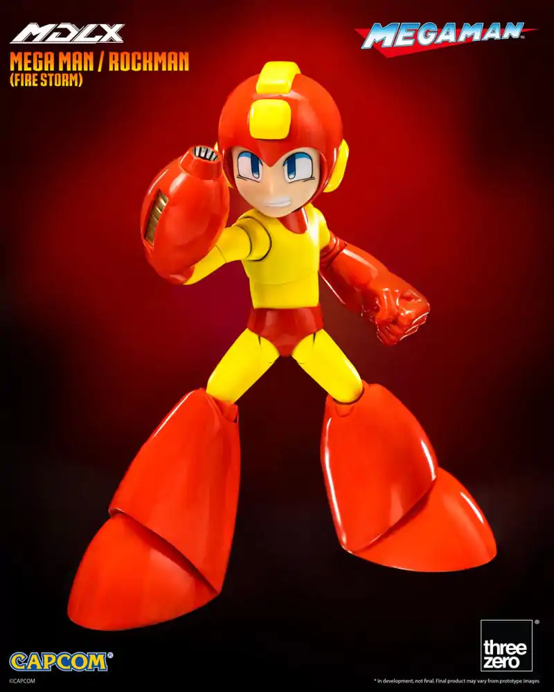 Mega Man MDLX Mega Man / Rockman (Fire Storm) akciófigura 10 cm termékfotó