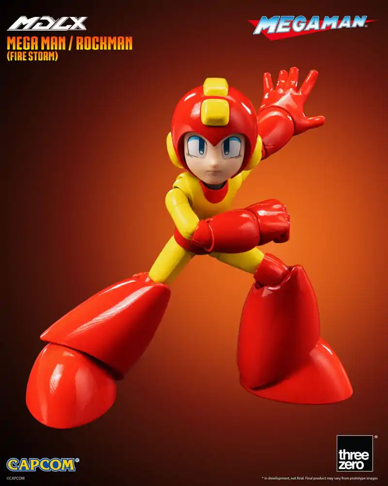 Mega Man MDLX Mega Man / Rockman (Fire Storm) akciófigura 10 cm termékfotó