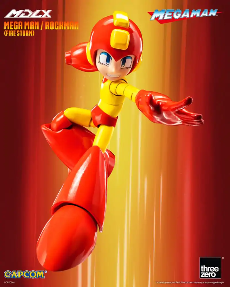 Mega Man MDLX Mega Man / Rockman (Fire Storm) akciófigura 10 cm termékfotó