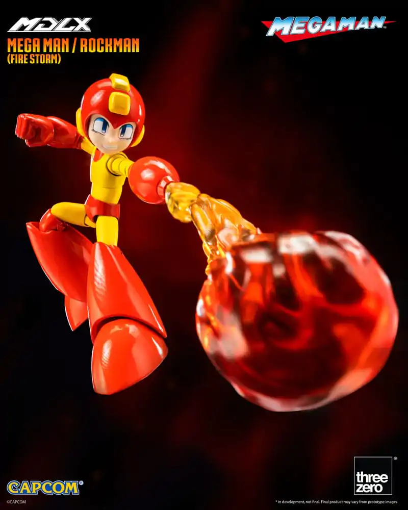 Mega Man MDLX Mega Man / Rockman (Fire Storm) akciófigura 10 cm termékfotó