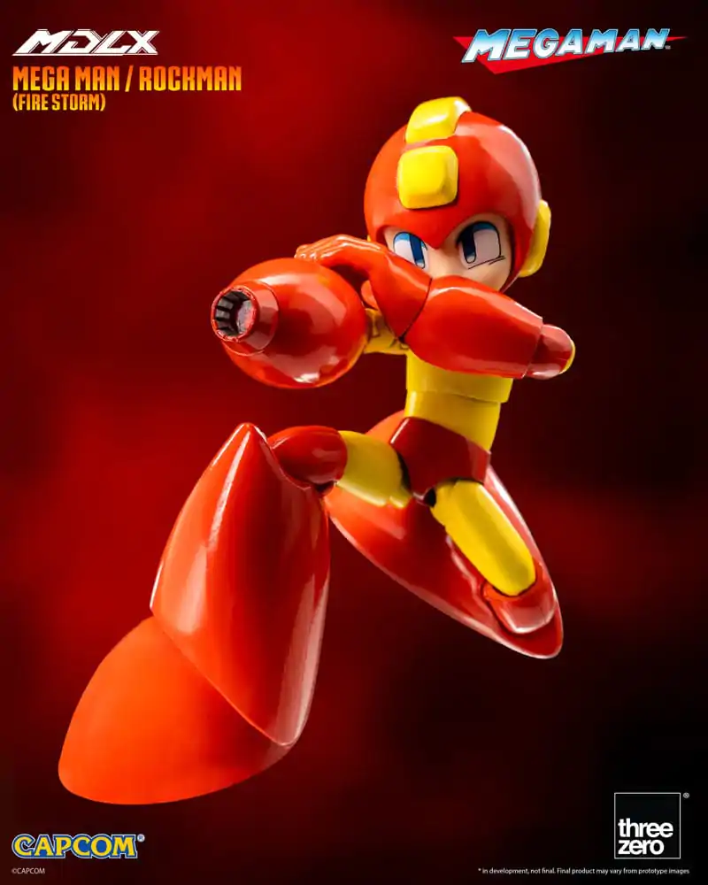 Mega Man MDLX Mega Man / Rockman (Fire Storm) akciófigura 10 cm termékfotó