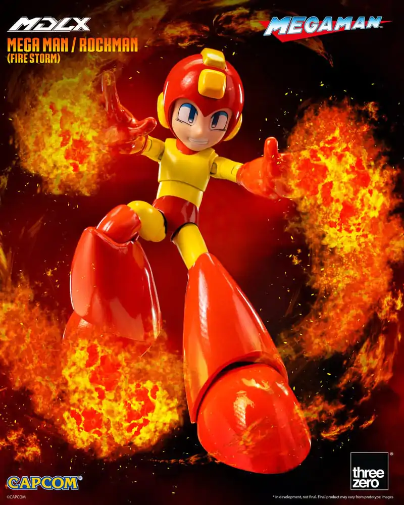 Mega Man MDLX Mega Man / Rockman (Fire Storm) akciófigura 10 cm termékfotó