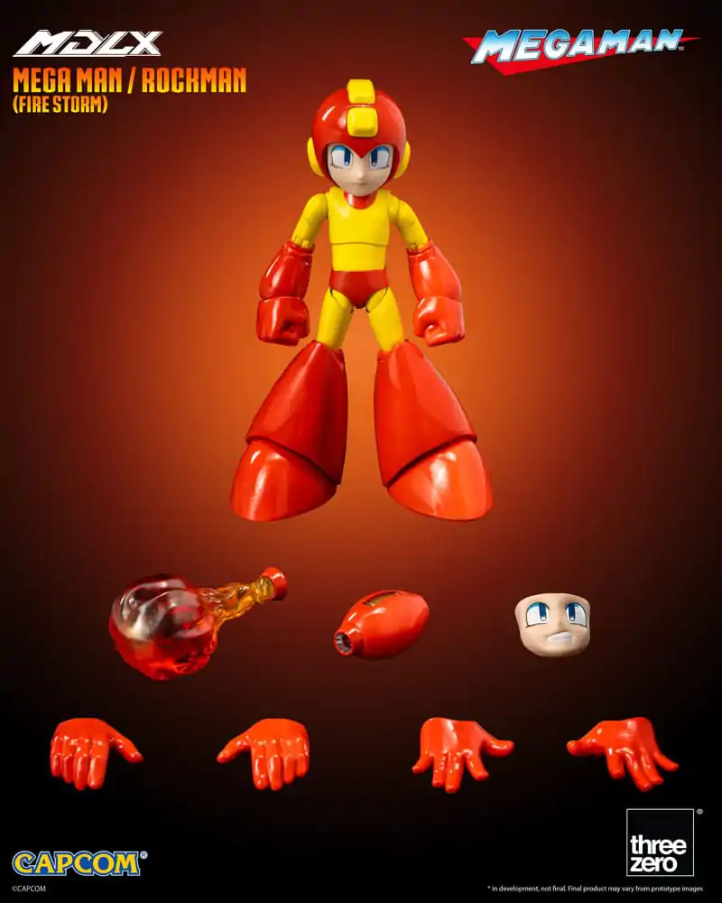 Mega Man MDLX Mega Man / Rockman (Fire Storm) akciófigura 10 cm termékfotó