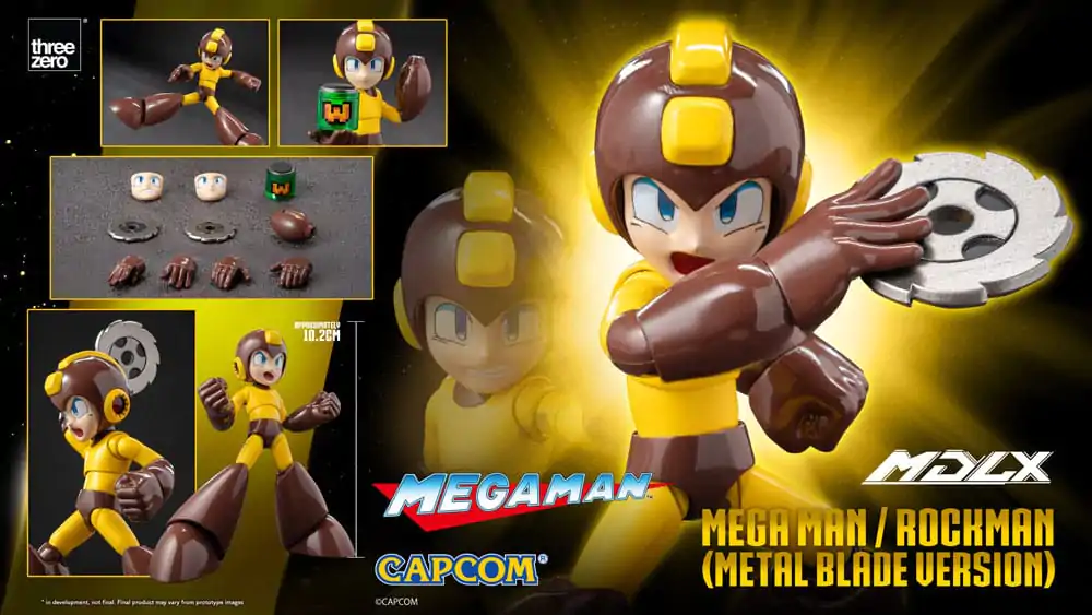 Mega Man MDLX Mega Man / Rockman (Metal Blade Version) akciófigura 10 cm termékfotó