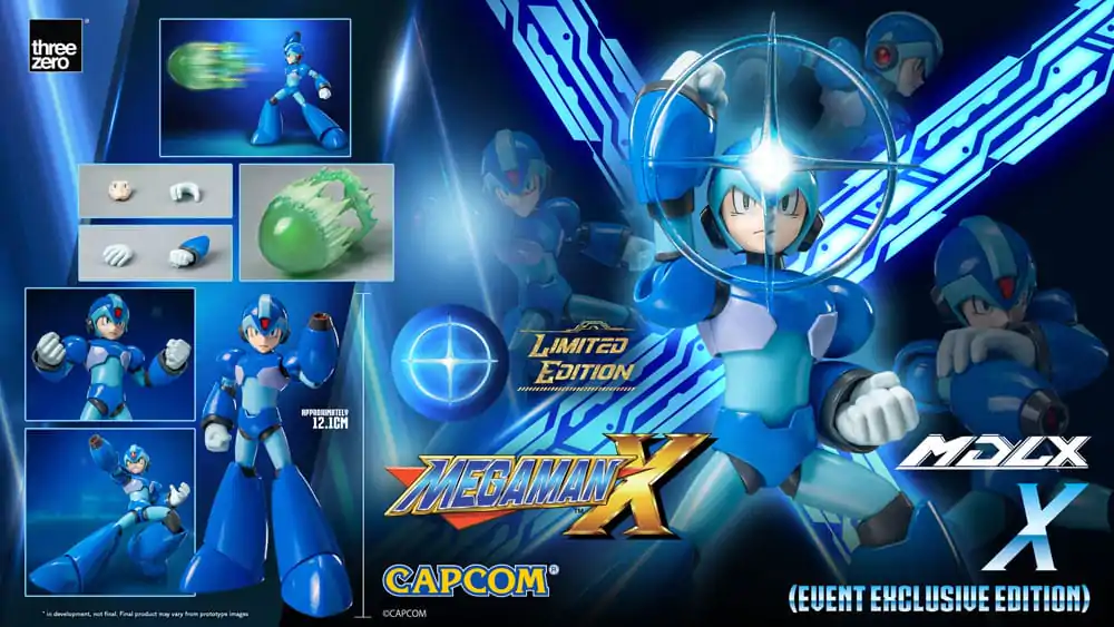 Mega Man MDLX Rockman X / Mega Man X akciófigura 12 cm termékfotó
