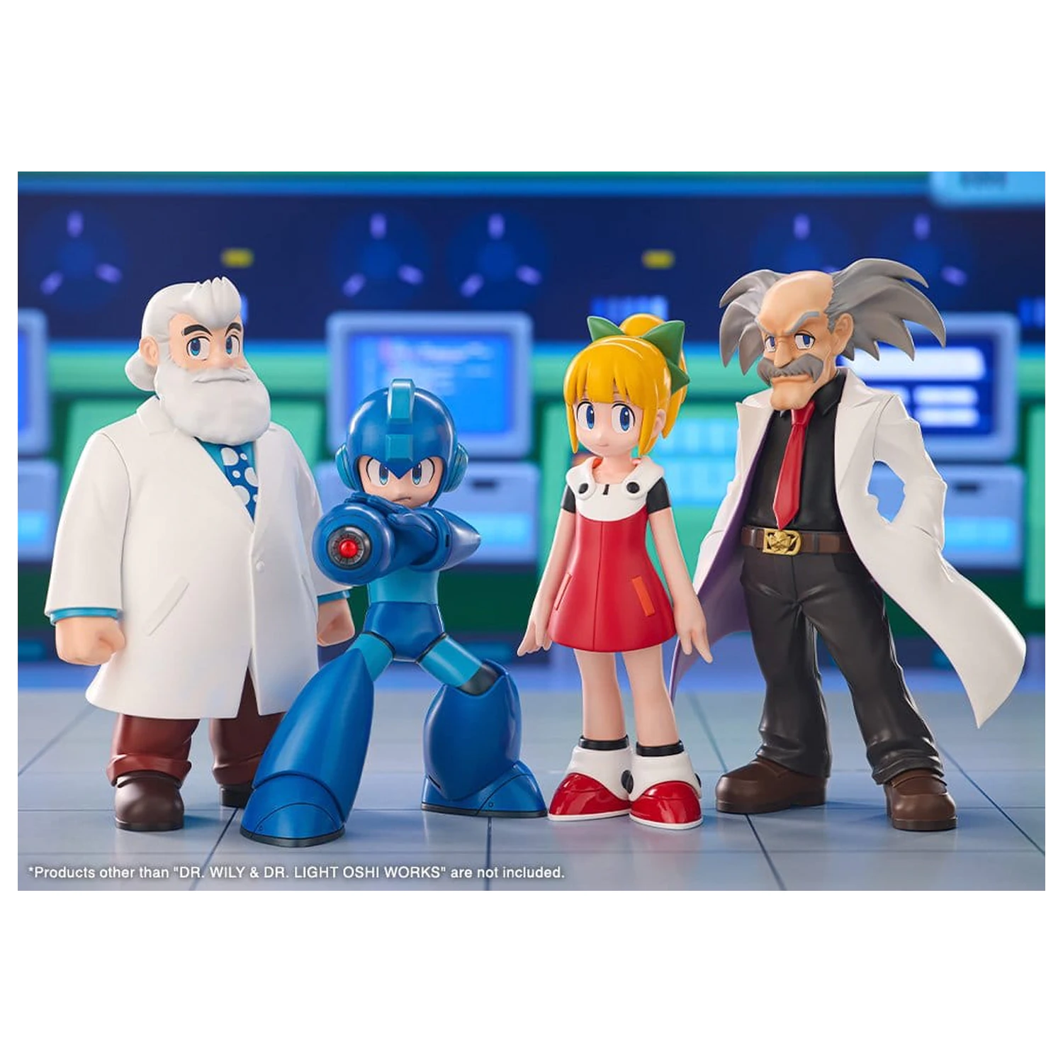 Mega Man Oshi Works Dr. Wily & Dr. Light 2 db-os PVC figura csomag  termékfotó