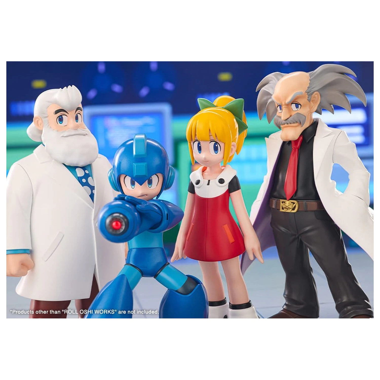 Mega Man Oshi Works Roll PVC figura 19 cm termékfotó