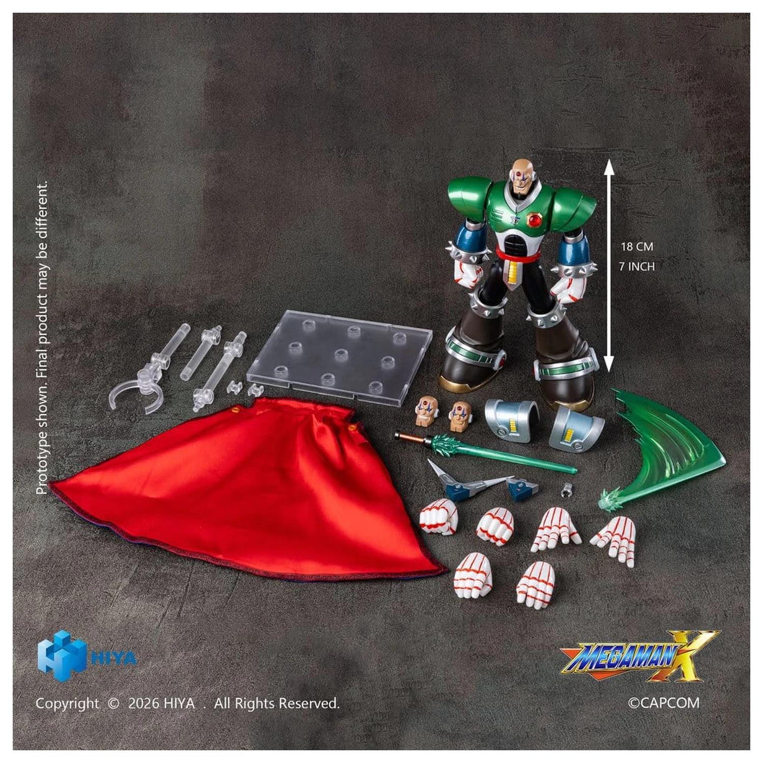 Mega Man X Exquisite Basic akciófigura Sigma 18 cm termékfotó