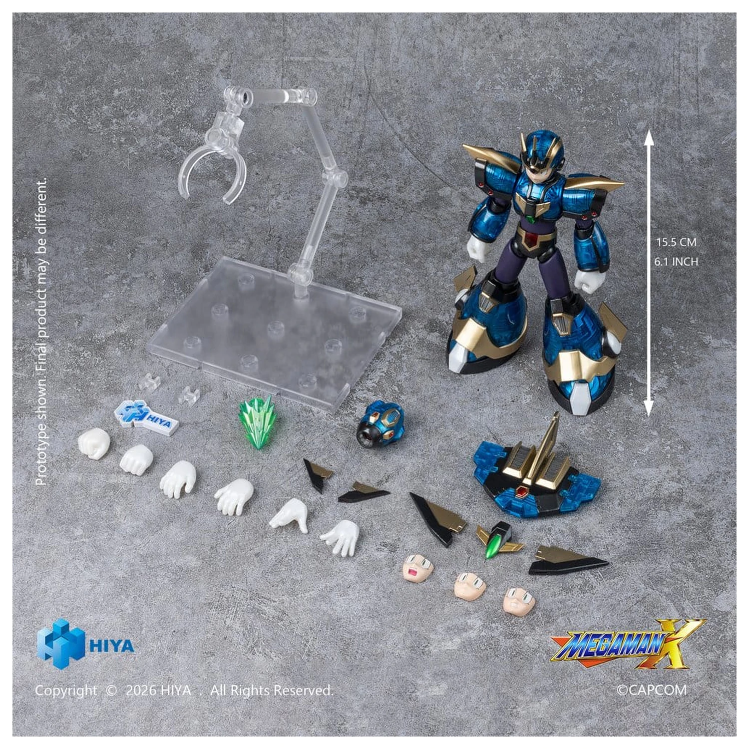 Mega Man X Exquisite Basic akciófigura X Ultimate Armor Version 16 cm termékfotó