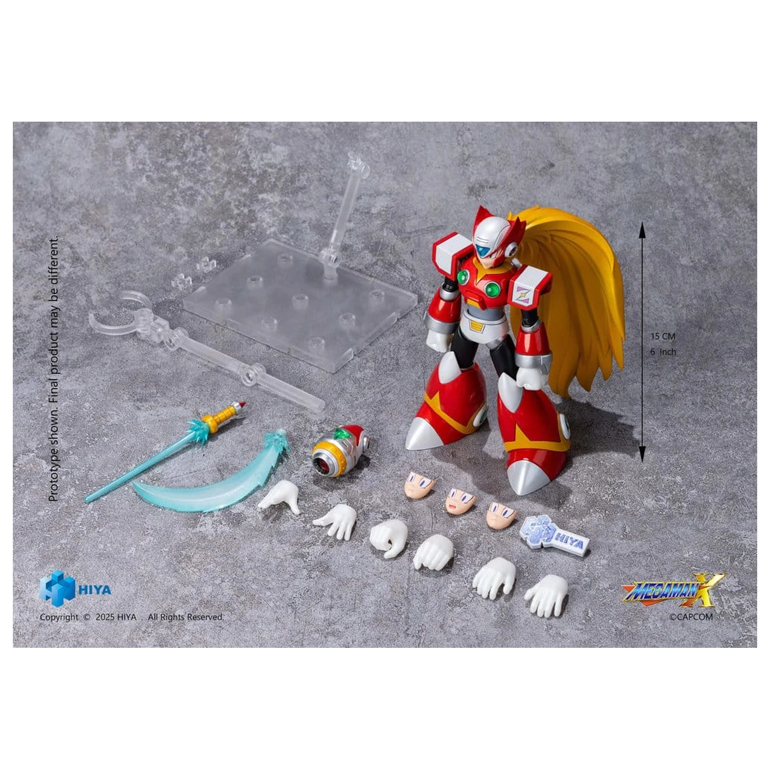 Mega Man X Exquisite Basic akciófigura Zero 15 cm     termékfotó
