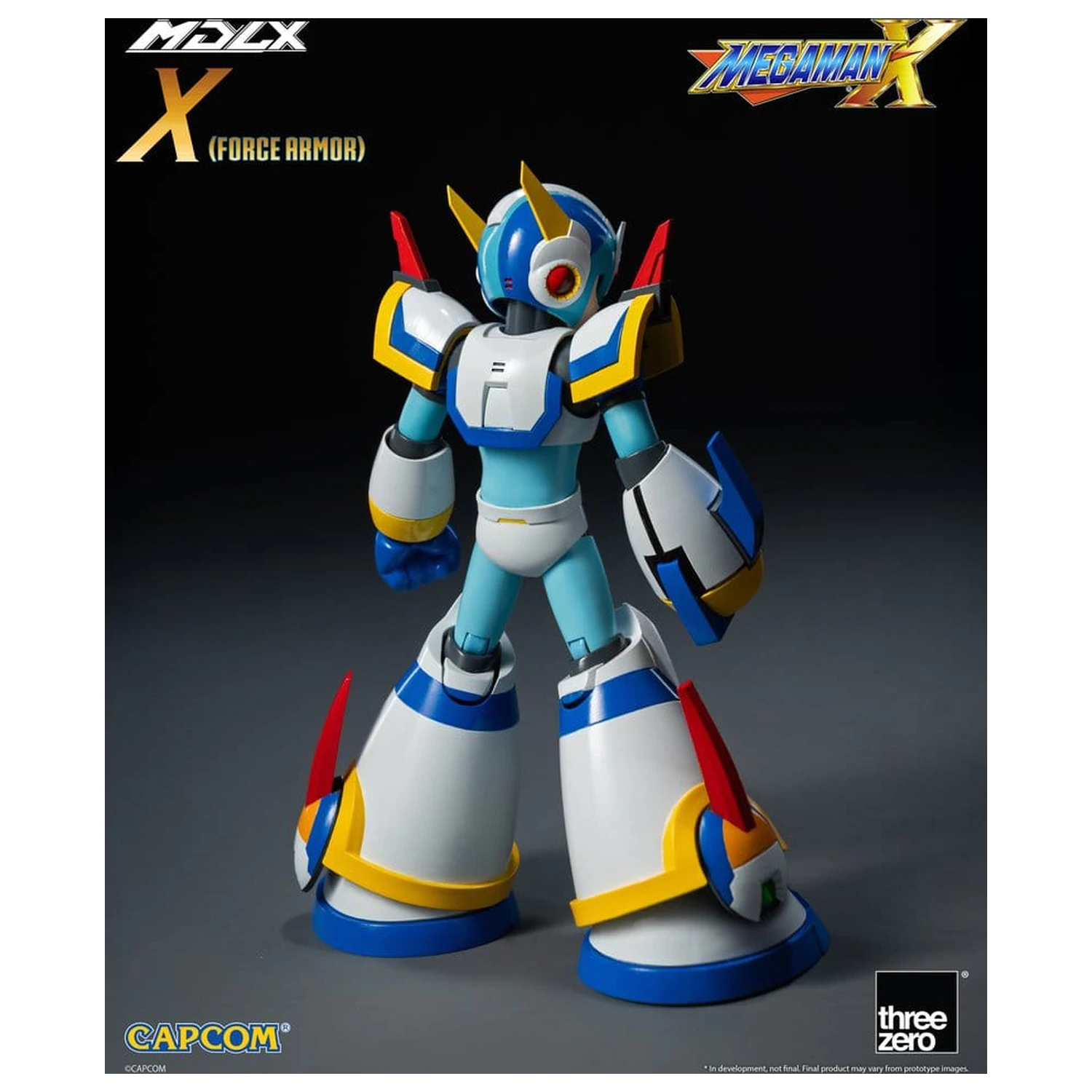 Mega Man X MDLX akciófigura Rockman / Mega Man Force Armor 12 cm termékfotó