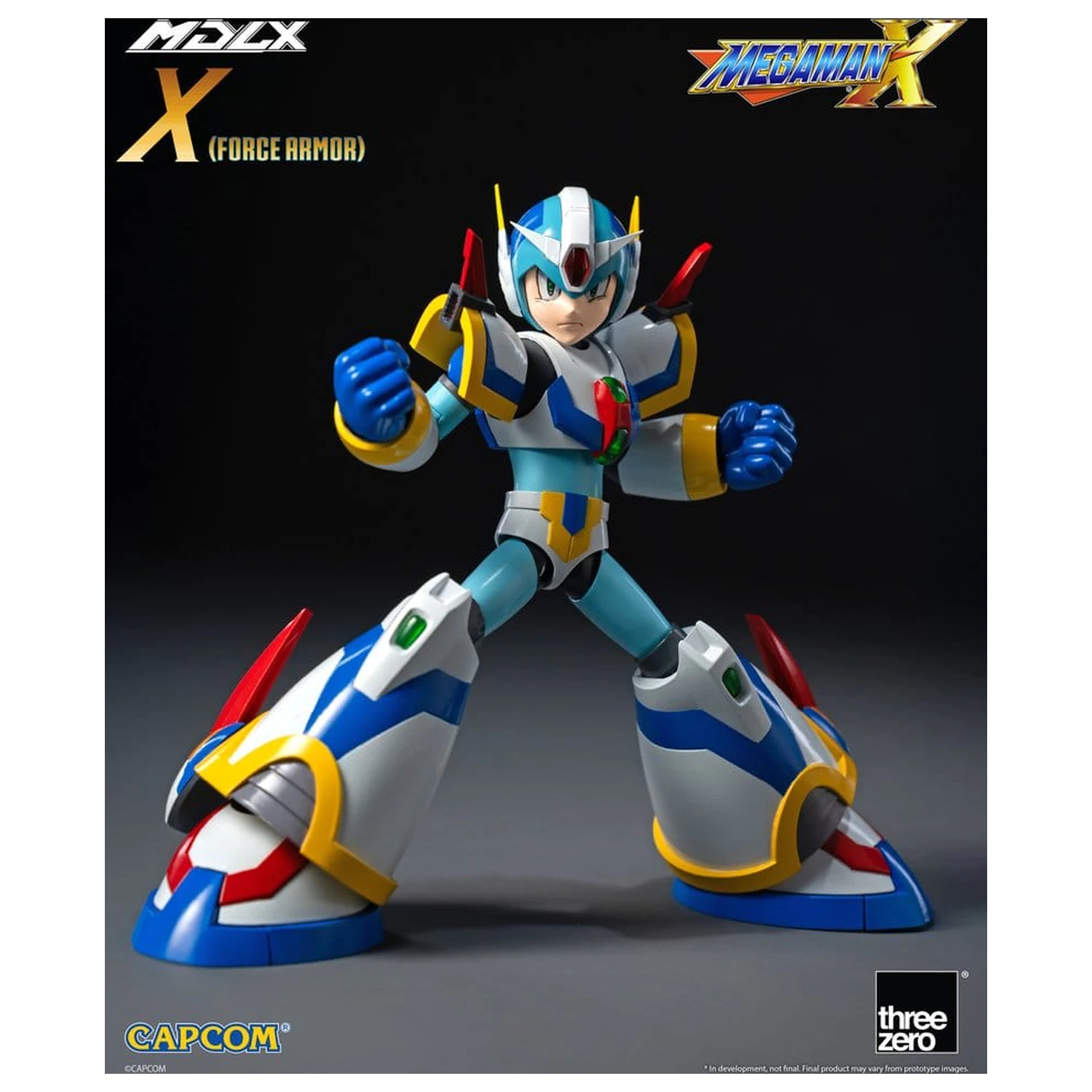 Mega Man X MDLX akciófigura Rockman / Mega Man Force Armor 12 cm termékfotó
