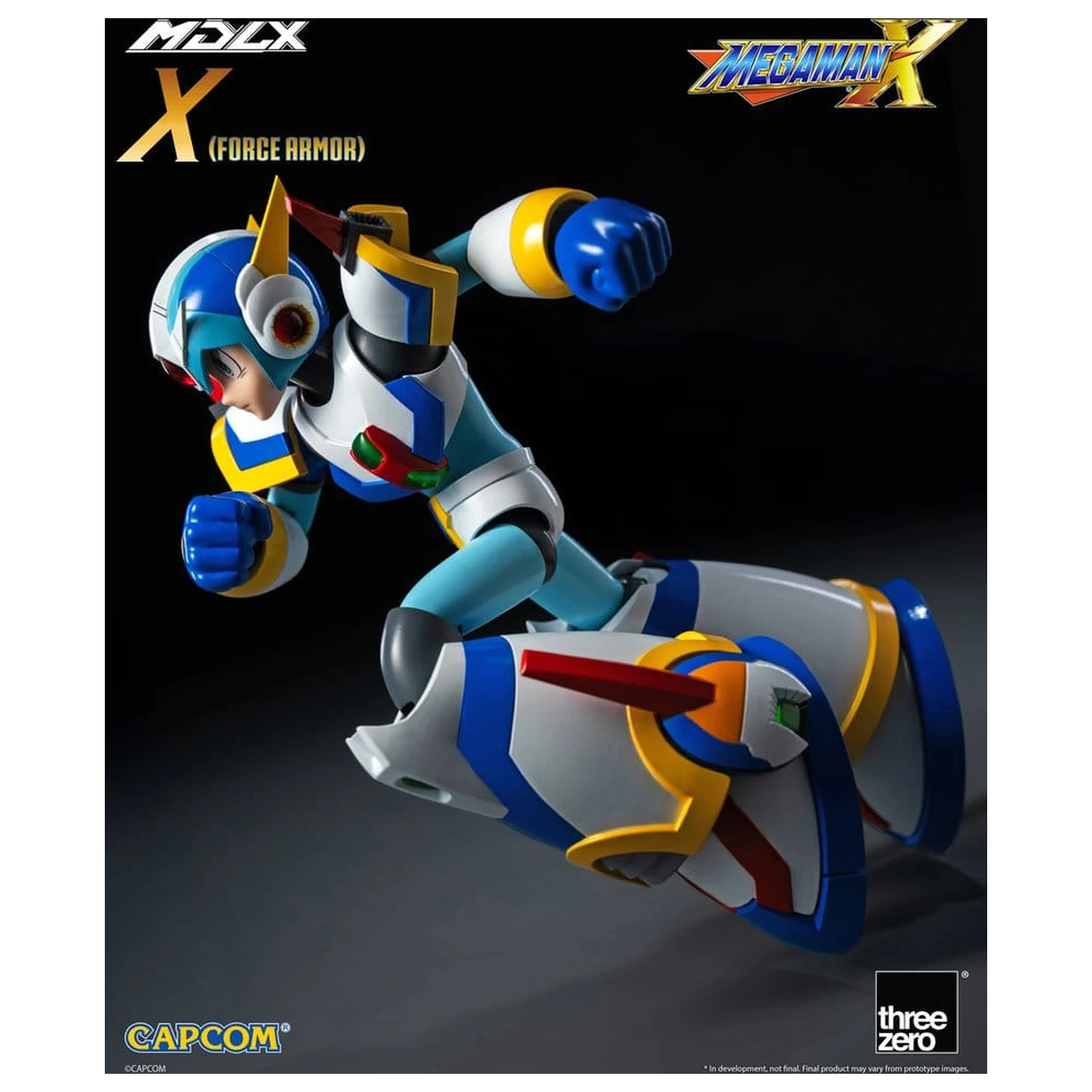 Mega Man X MDLX akciófigura Rockman / Mega Man Force Armor 12 cm termékfotó