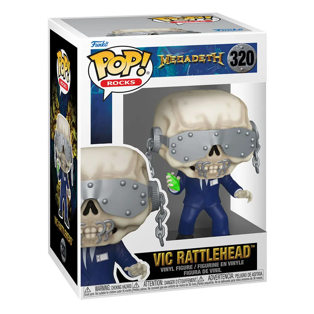 Megadeth Funko POP! Rocks Vinyl figura Vic Rattlehead 9 cm termékfotó