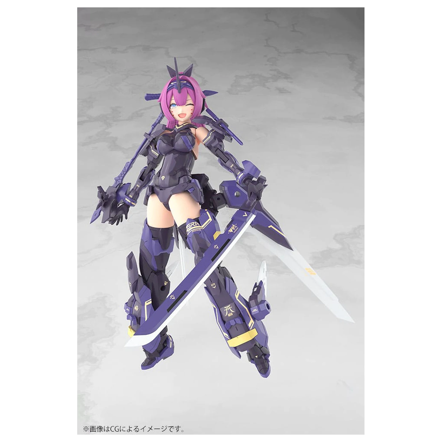 Megami Device 1/1 Asra Archer Kizuna Shadow Edition Full Package Műanyag modell készlet 14 cm  termékfotó