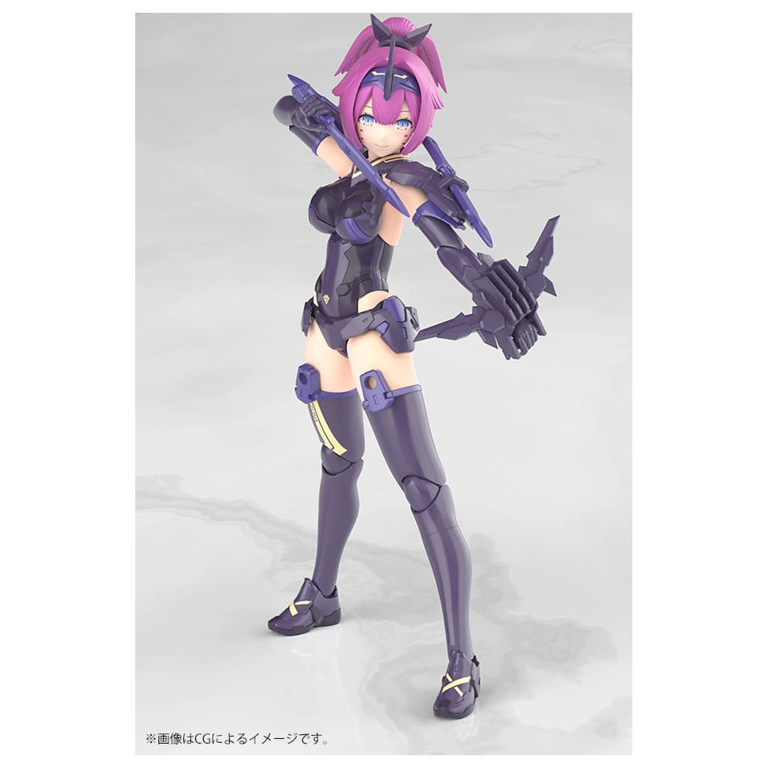 Megami Device 1/1 Asra Archer Kizuna Shadow Edition Full Package Műanyag modell készlet 14 cm  termékfotó