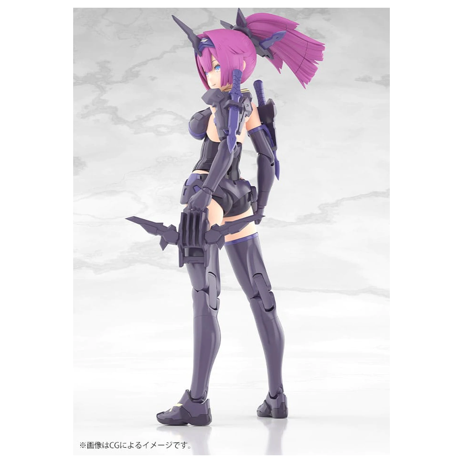 Megami Device 1/1 Asra Archer Kizuna Shadow Edition Full Package Műanyag modell készlet 14 cm  termékfotó