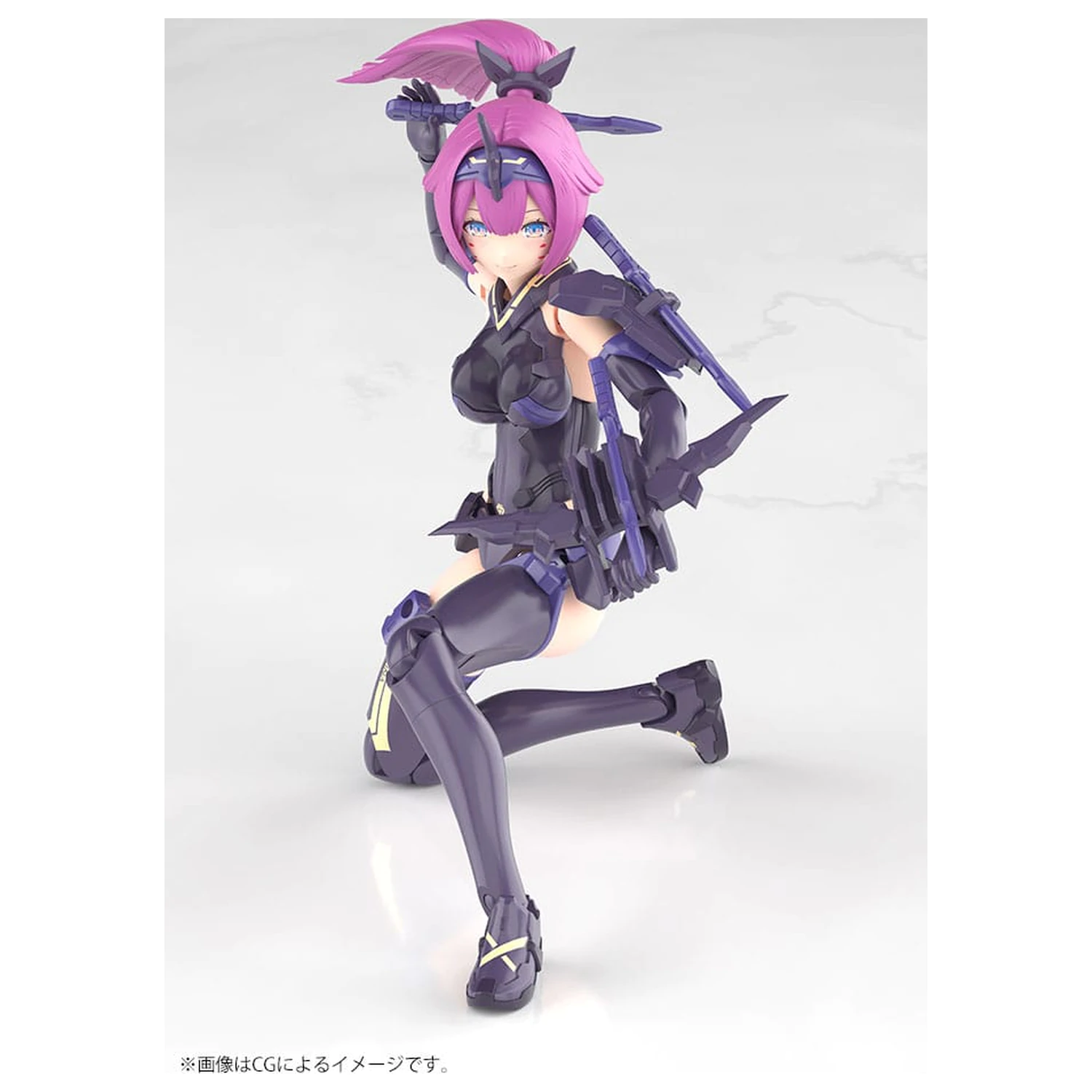 Megami Device 1/1 Asra Archer Kizuna Shadow Edition Full Package Műanyag modell készlet 14 cm  termékfotó