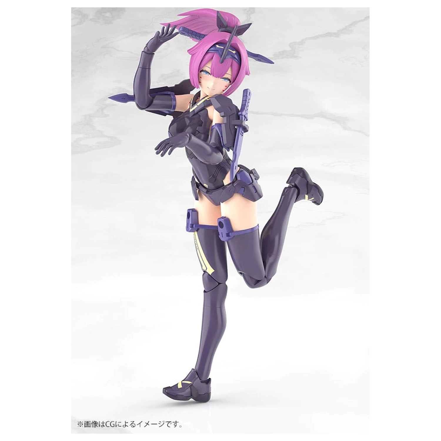 Megami Device 1/1 Asra Archer Kizuna Shadow Edition Full Package Műanyag modell készlet 14 cm  termékfotó