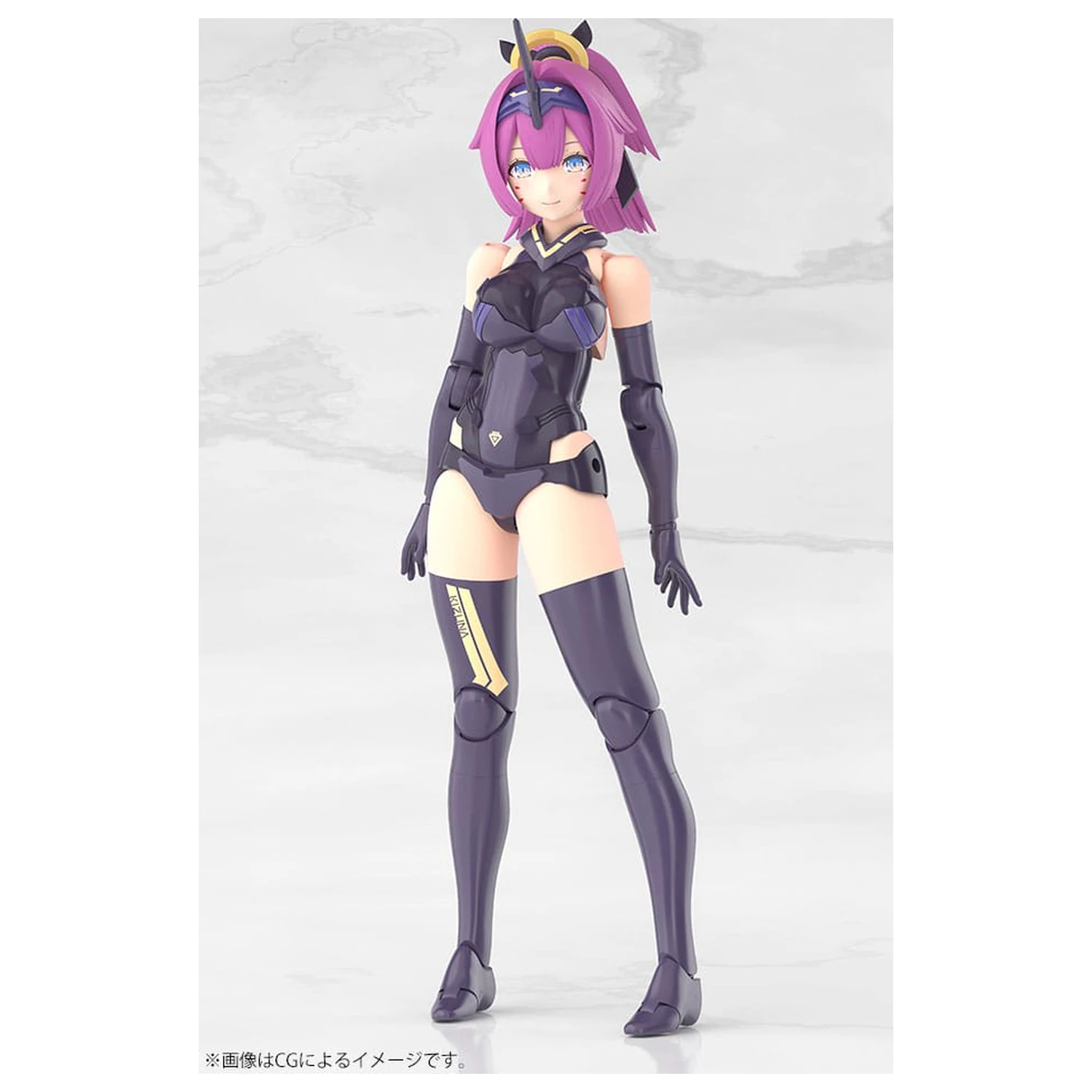 Megami Device 1/1 Asra Archer Kizuna Shadow Edition Full Package Műanyag modell készlet 14 cm  termékfotó
