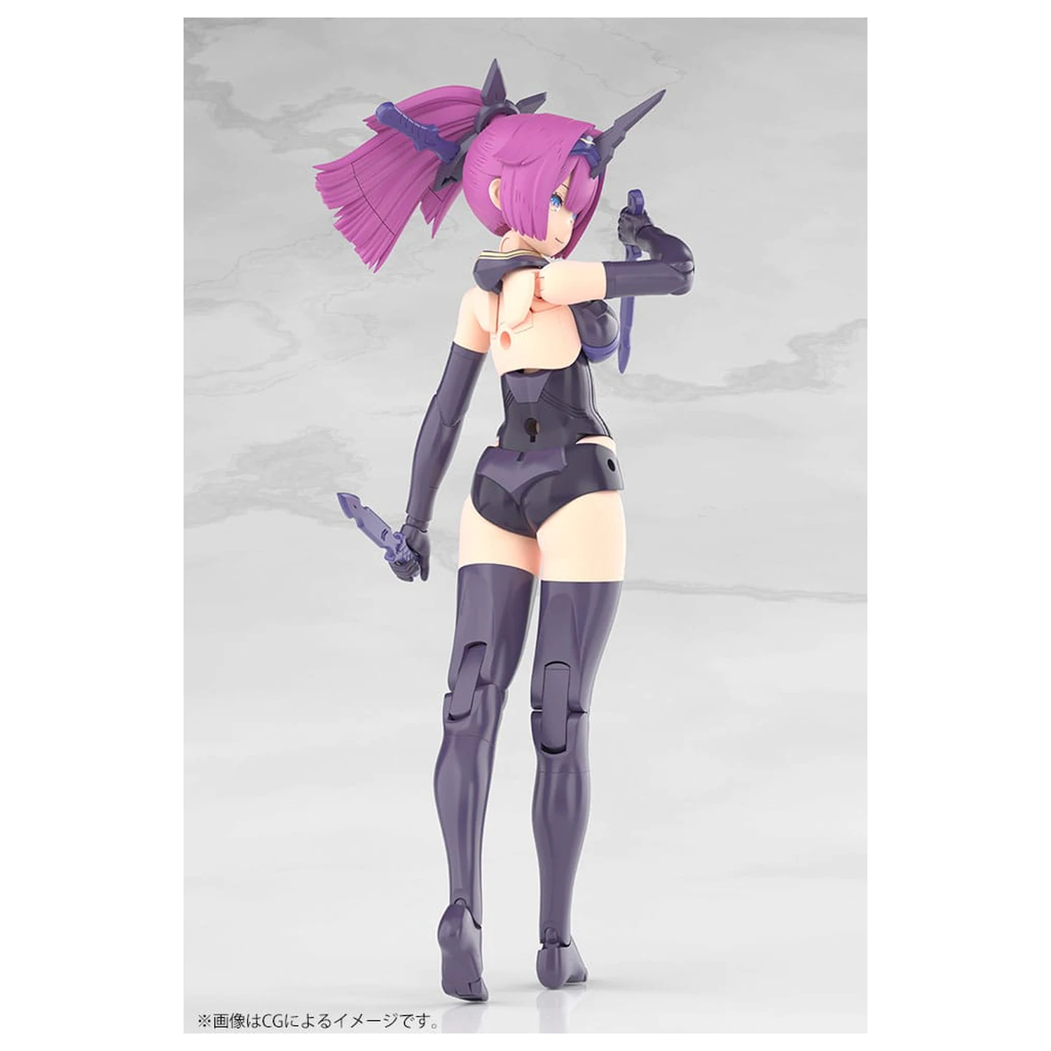 Megami Device 1/1 Asra Archer Kizuna Shadow Edition Full Package Műanyag modell készlet 14 cm  termékfotó
