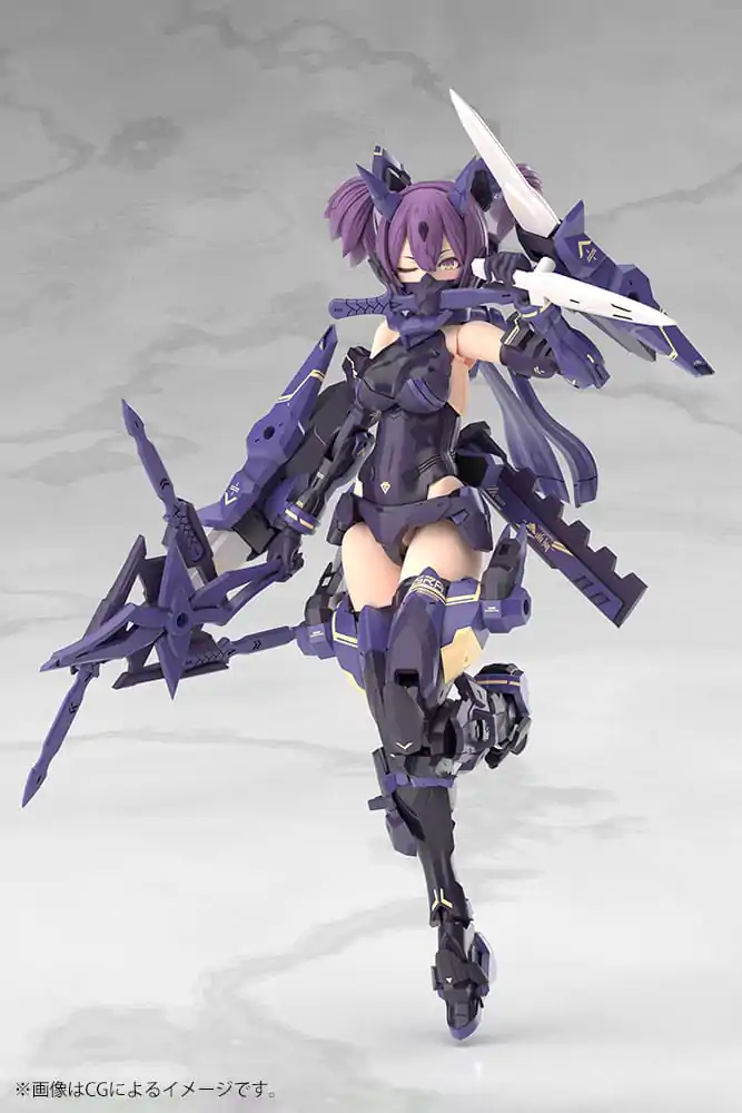 Megami Device 1/1 Asra Ninja Kaname Shadow Edition Full Package Műanyag modell készlet 14 cm  termékfotó