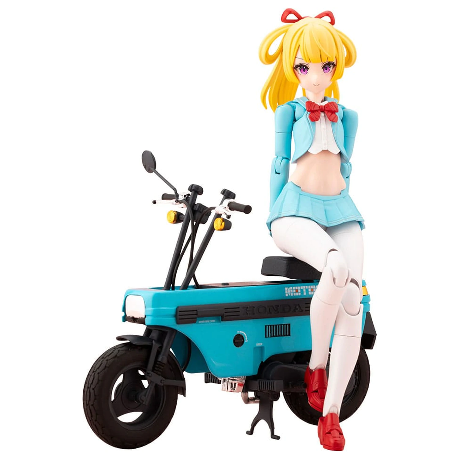 Megami Device Buster Doll Series Műanyag modell készlet 1/1 Knight Alice with Honda AB12 Motocompo 15 cm  termékfotó