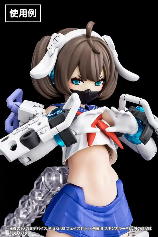 Megami Device M.S.G 03 Face Asra Skin Color A akciófigura kiegészítő csomag termékfotó