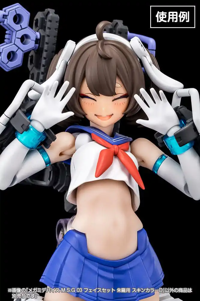 Megami Device M.S.G 03 Face Asra Skin Color D akciófigura kiegészítő csomag termékfotó