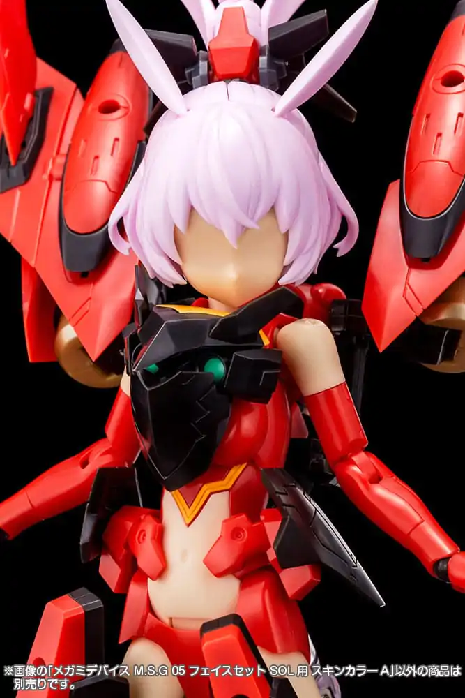 Megami Device M.S.G 05 Action Figure Accessory Set Face Sol Skin Color A termékfotó