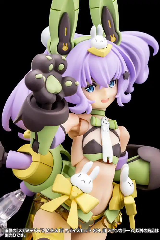 Megami Device M.S.G 05 Action Figure Accessory Set Face Sol Skin Color A termékfotó