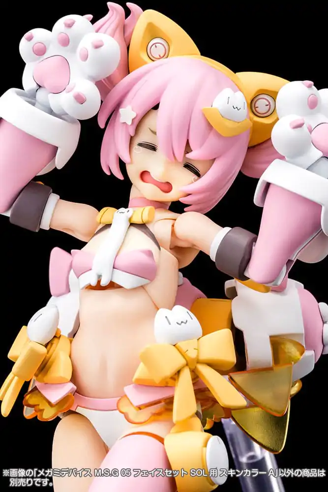 Megami Device M.S.G 05 Action Figure Accessory Set Face Sol Skin Color A termékfotó