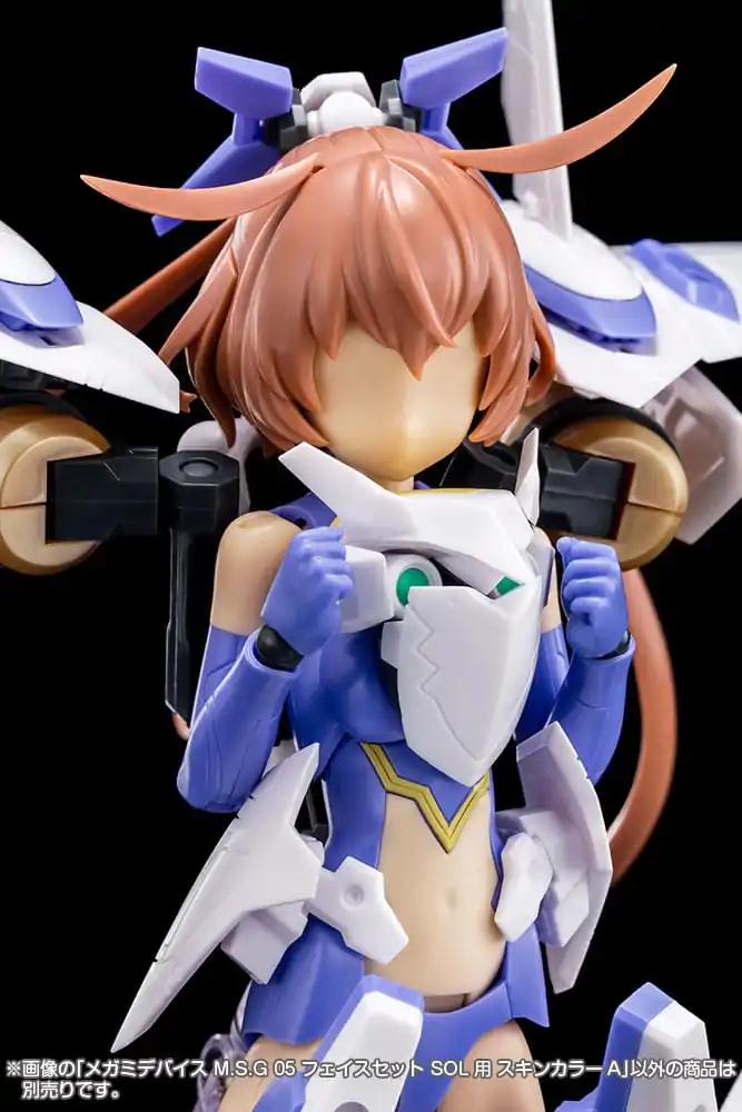 Megami Device M.S.G 05 Action Figure Accessory Set Face Sol Skin Color A termékfotó