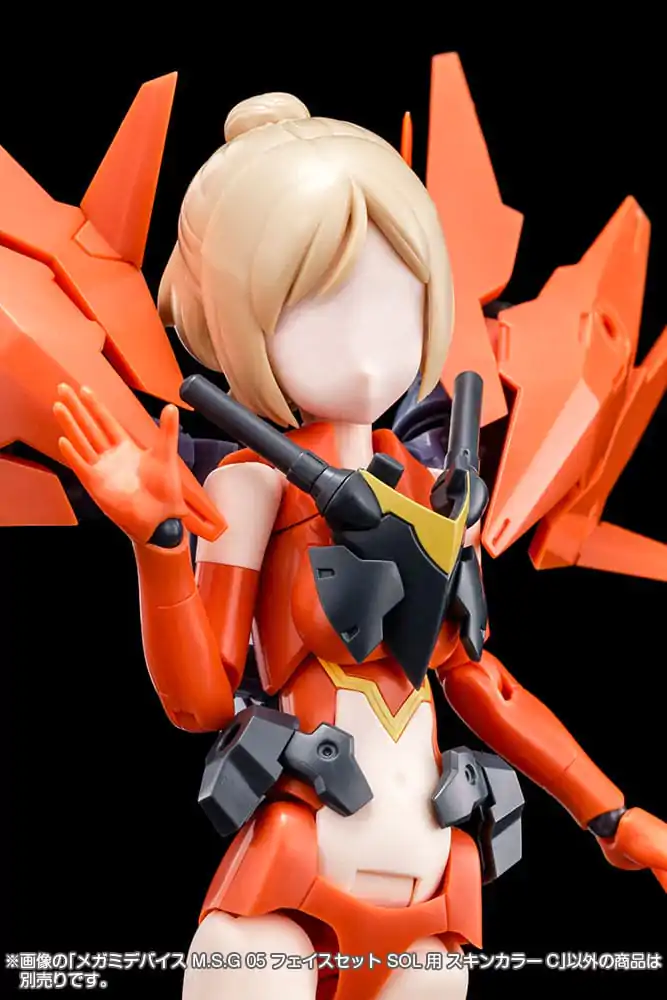 Megami Device M.S.G 05 Action Figure Accessory Set Face Sol Skin Color C termékfotó