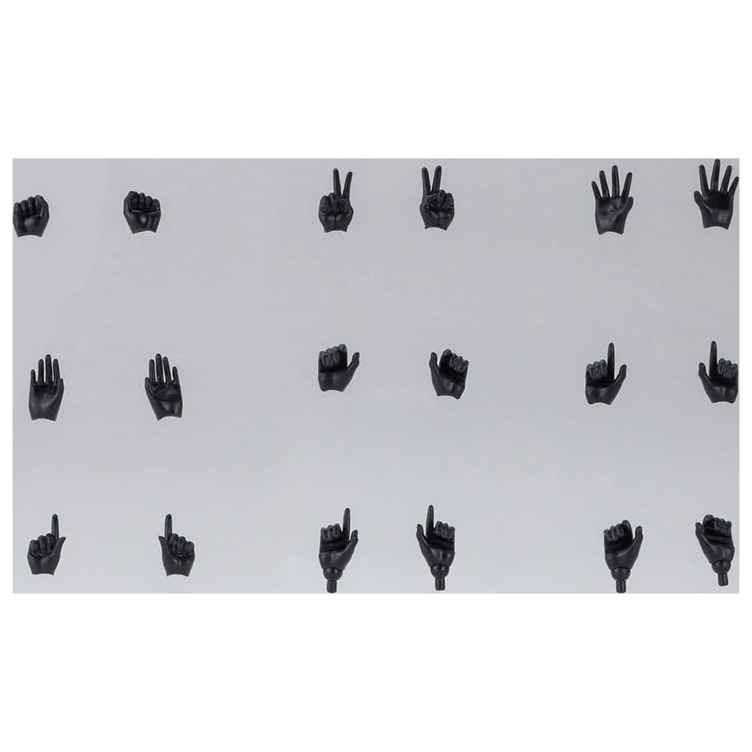 Megami Device M.S.G. 1/1 09 Hand Set Skin Color Black Műanyag modell készlet kiegészítő csomag termékfotó