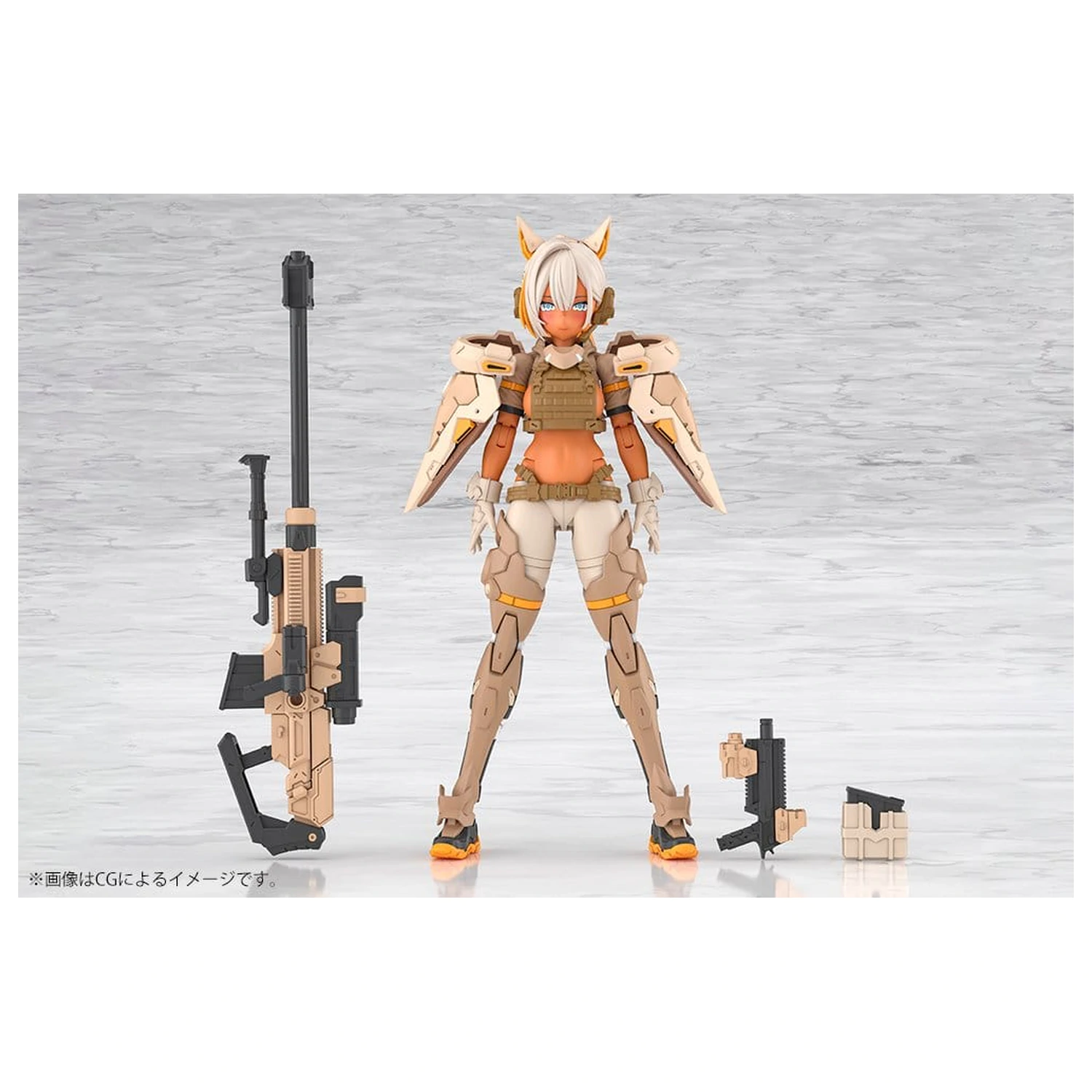 Megami Device műanyag modell készlet 1/1 Yggdrasis Skoll Sharpshooter Tempest 16 cm termékfotó