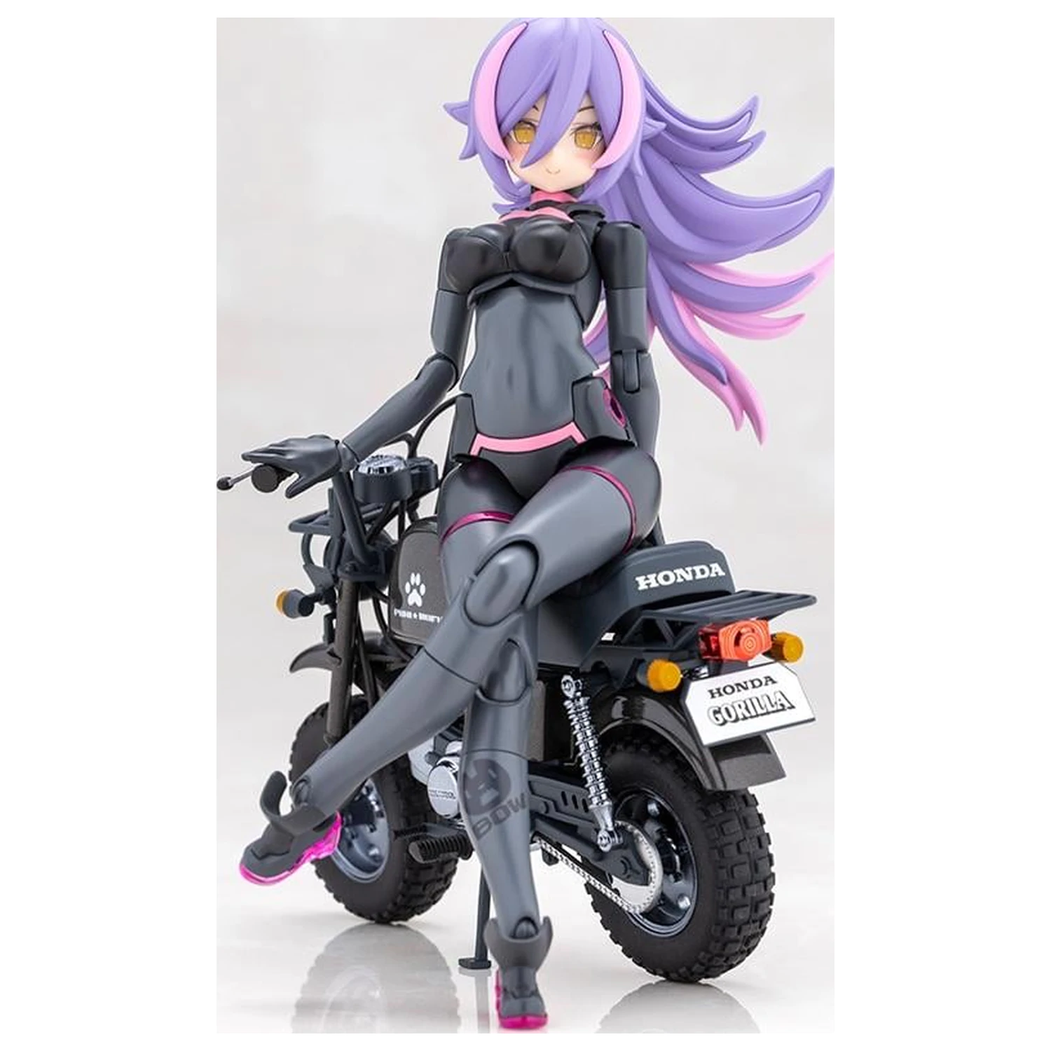 Megami Device Puni Mofu Racing Lang with Honda modell készlet 14cm termékfotó