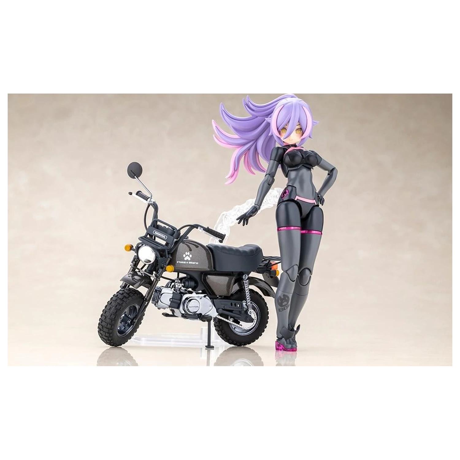 Megami Device Puni Mofu Racing Lang with Honda modell készlet 14cm termékfotó