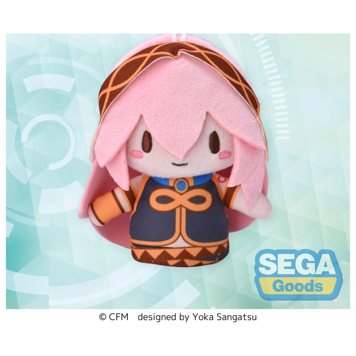 Megurine Luka Fuwa Petit plüss figura Finger Mascot 10 cm termékfotó