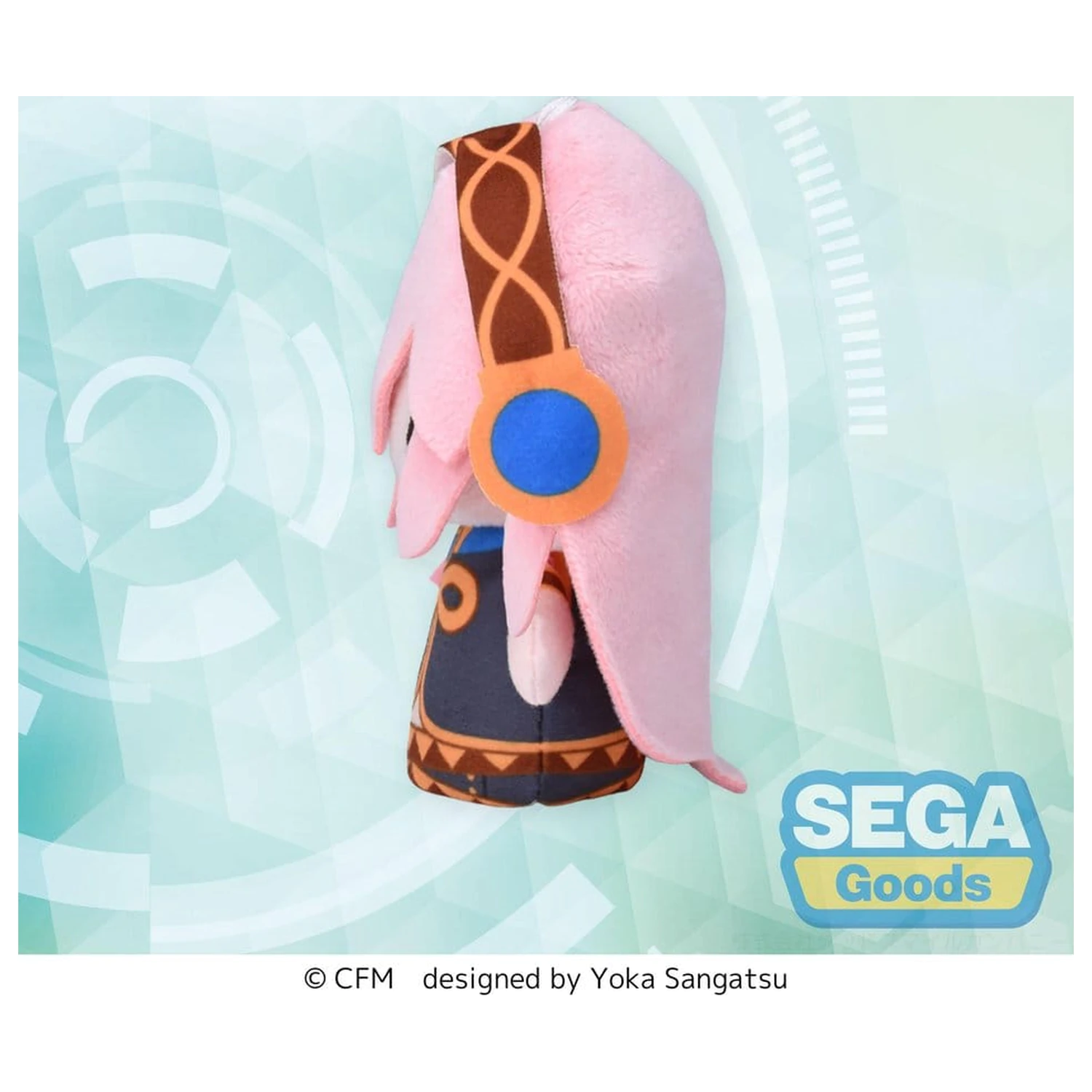 Megurine Luka Fuwa Petit plüss figura Finger Mascot 10 cm termékfotó