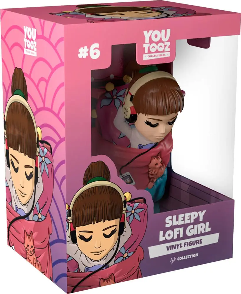 Meme Vinyl figura Sleepy Lofi Girl 6 cm termékfotó