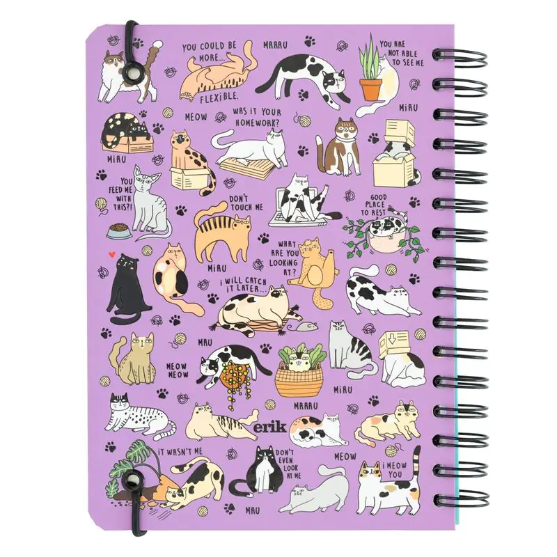 Meow Meow A5 notebook termékfotó