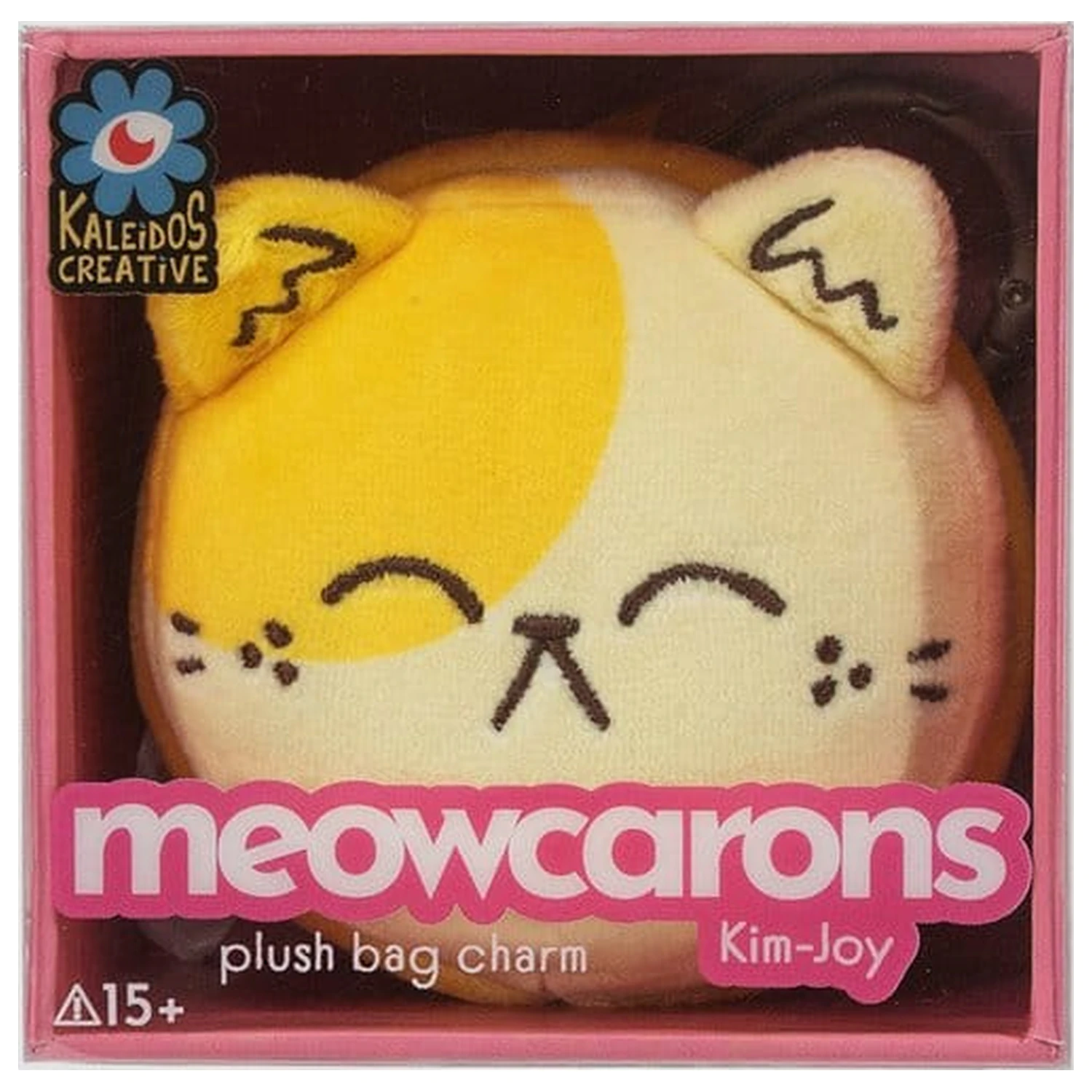 Meowcaron plüss cipzárdísz/táskadísz Smile 7 cm termékfotó
